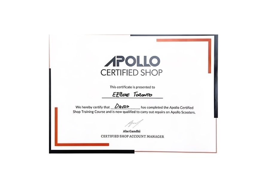 certificate apollo