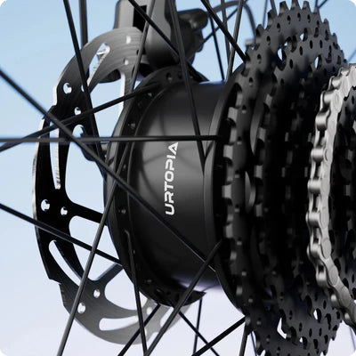 Motor & Shimano 8-Speed Drivetrain-Urtopia Open Box Carbone 1 ST