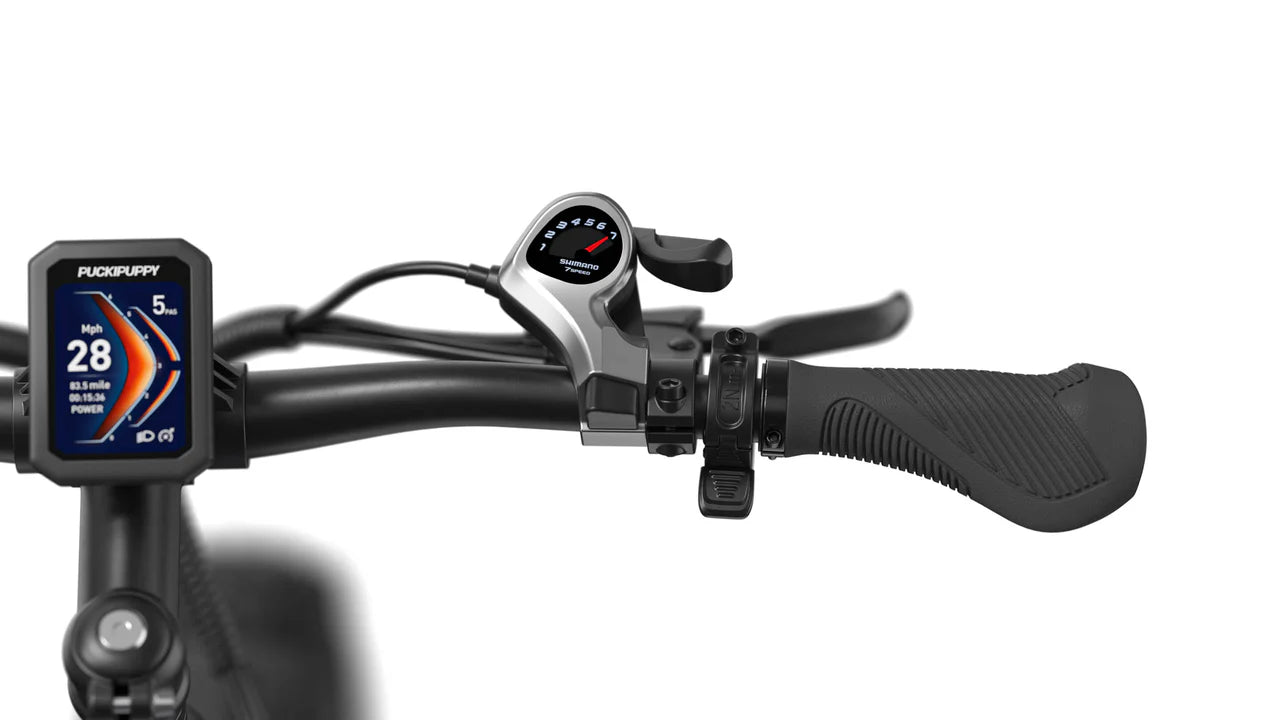 7-Speed Shimano Gears-Beagle 2 Ebike