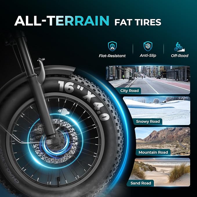 All-Terrain Fat Tires-Jasion Open Box YR16