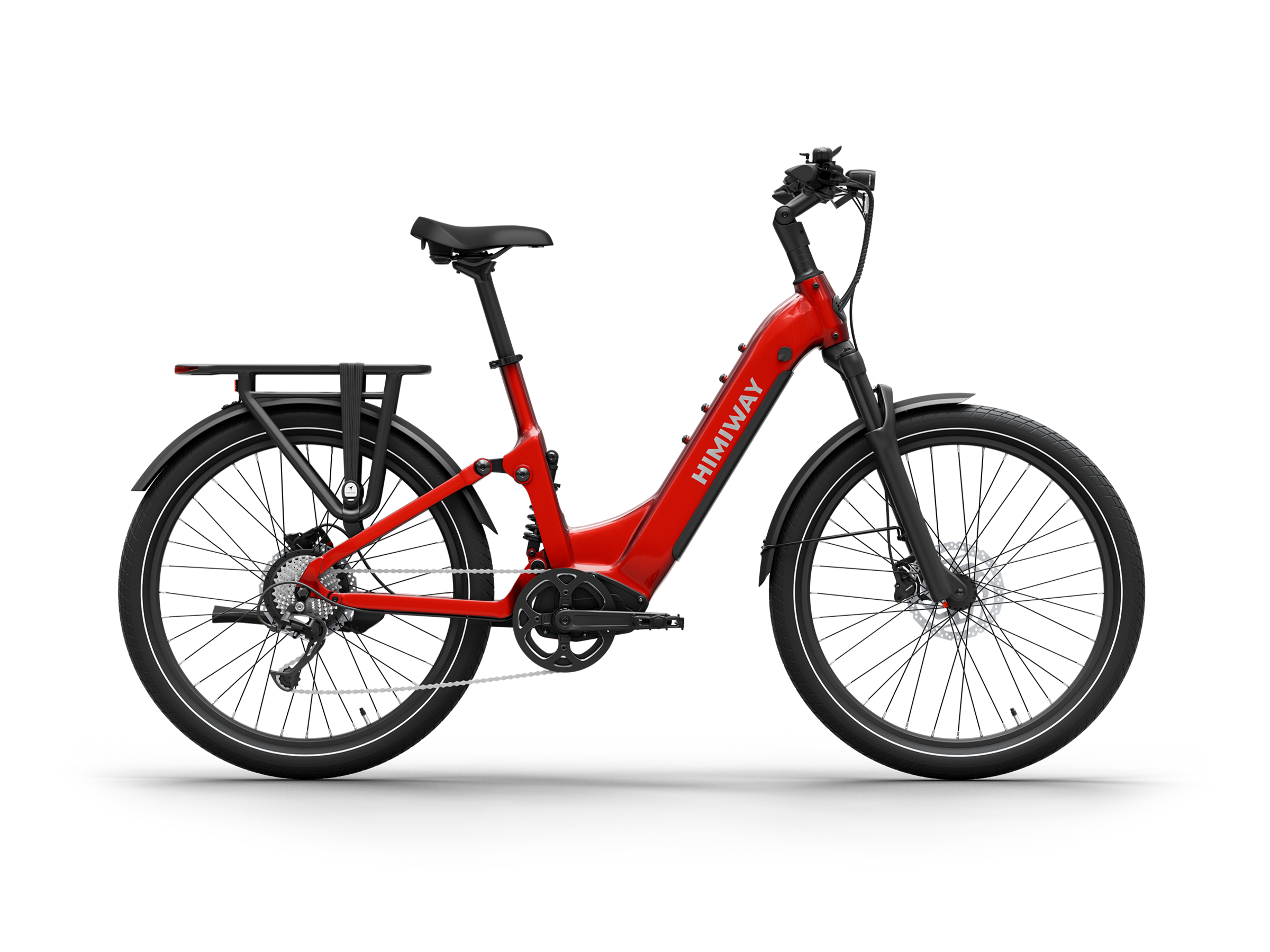 EZbike-HIMIWAY-A7 Full-Suspension Commuter eBike