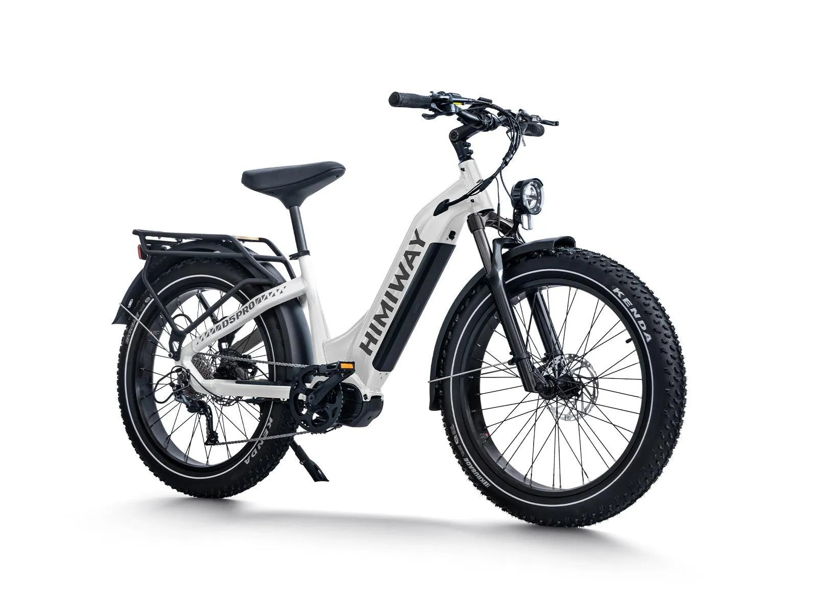 Electric bike with 'Himway' branding on a white background