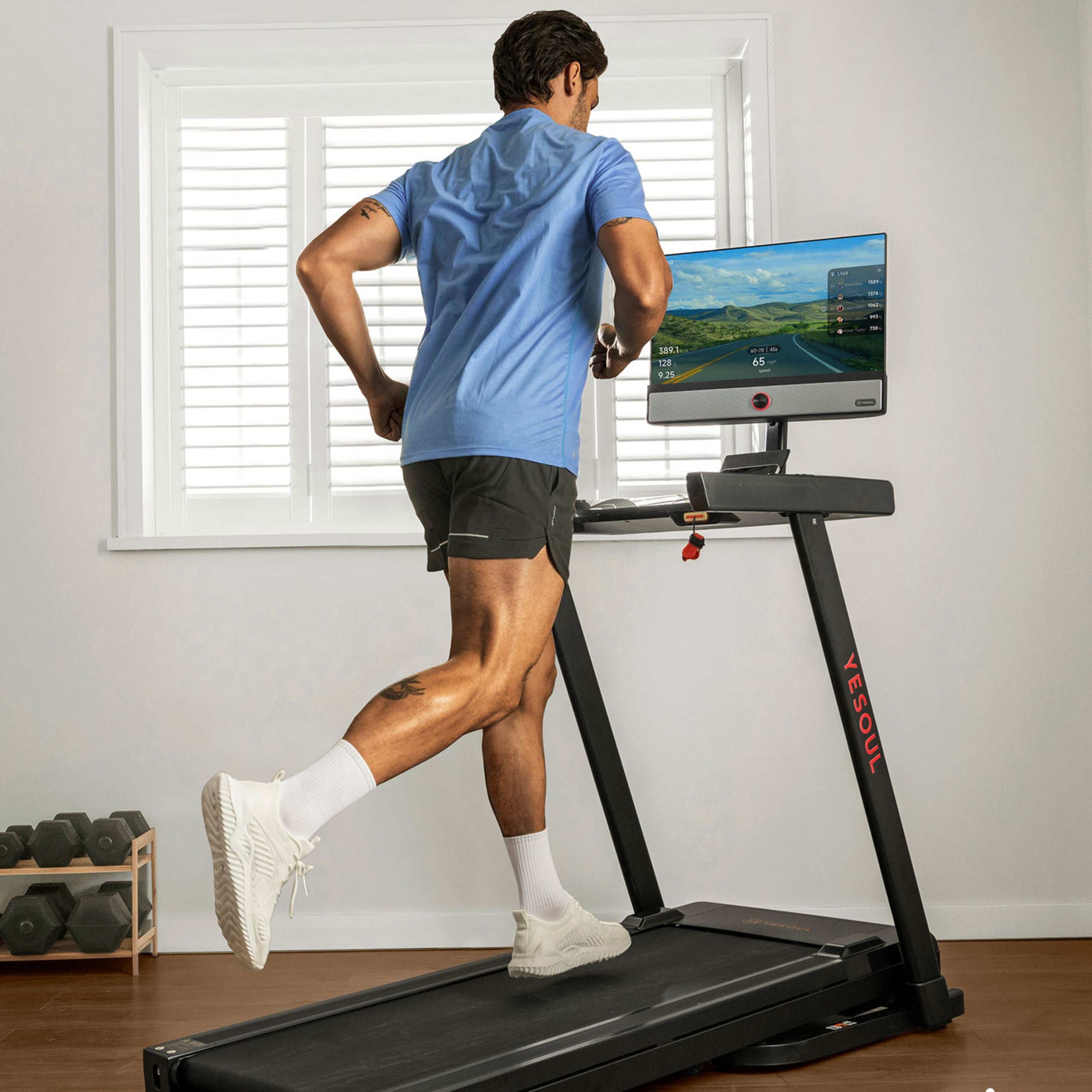 T1M PLUS-T Treadmill with 21.5" Smart Screen