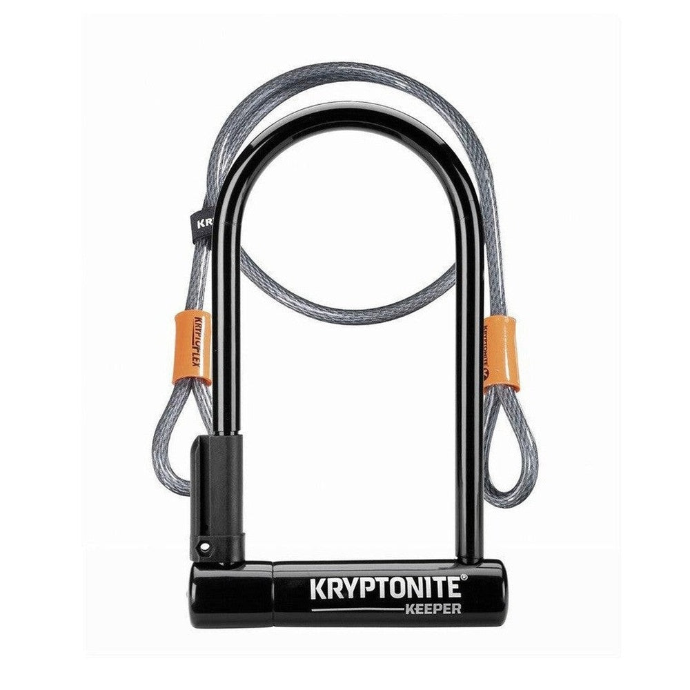 EZbike-Keeper 12 STD U-Lock w/ 4' Flex Cable-Kryptonite