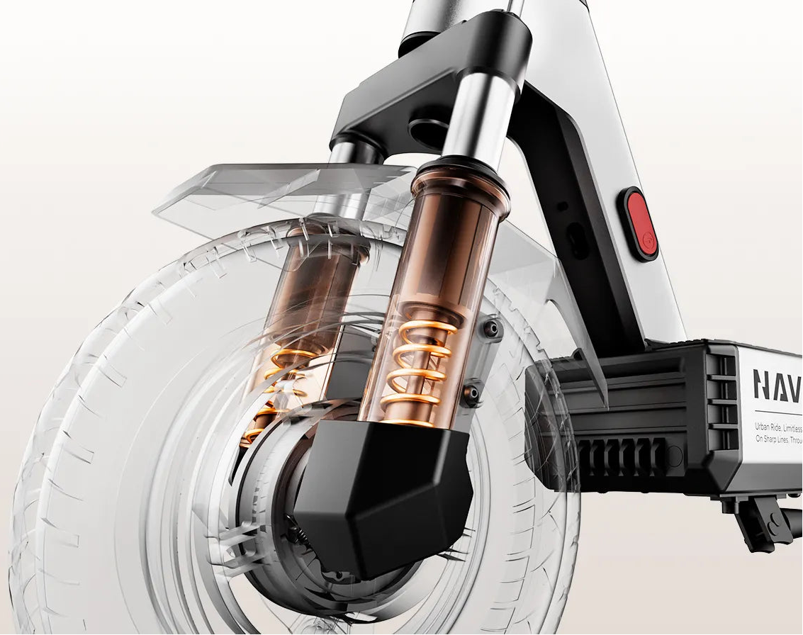 Système à double suspension-Trottinette électrique Navee G5