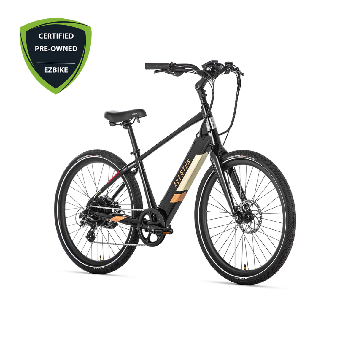 Black Aventon Pace 500 Next Gen Electric Bike