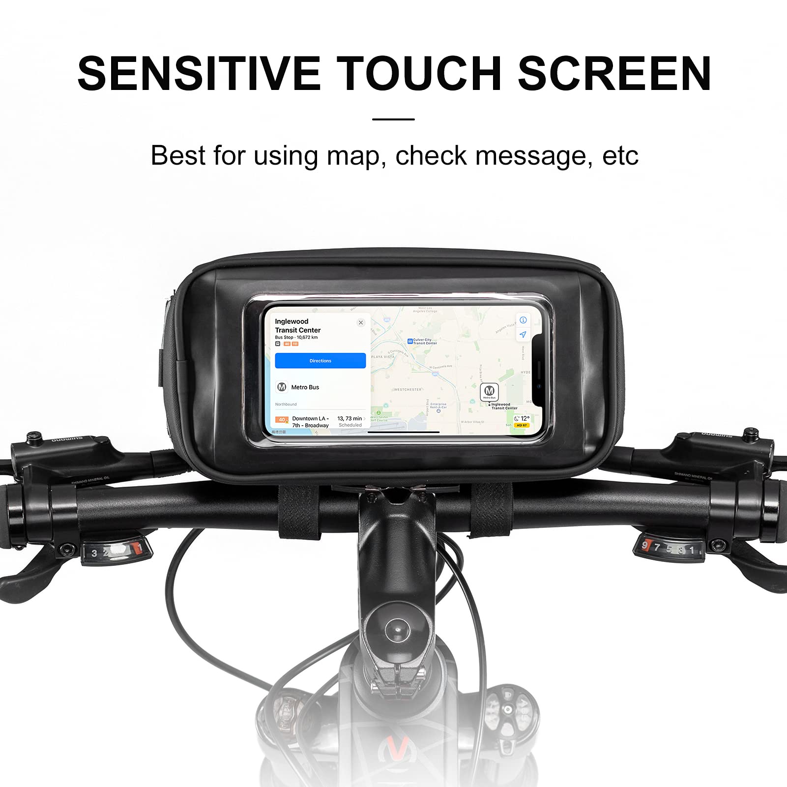 EZbike-ROCKBROS-ROCKBROS Handlebar Bag Bicycle Front Storage Bag