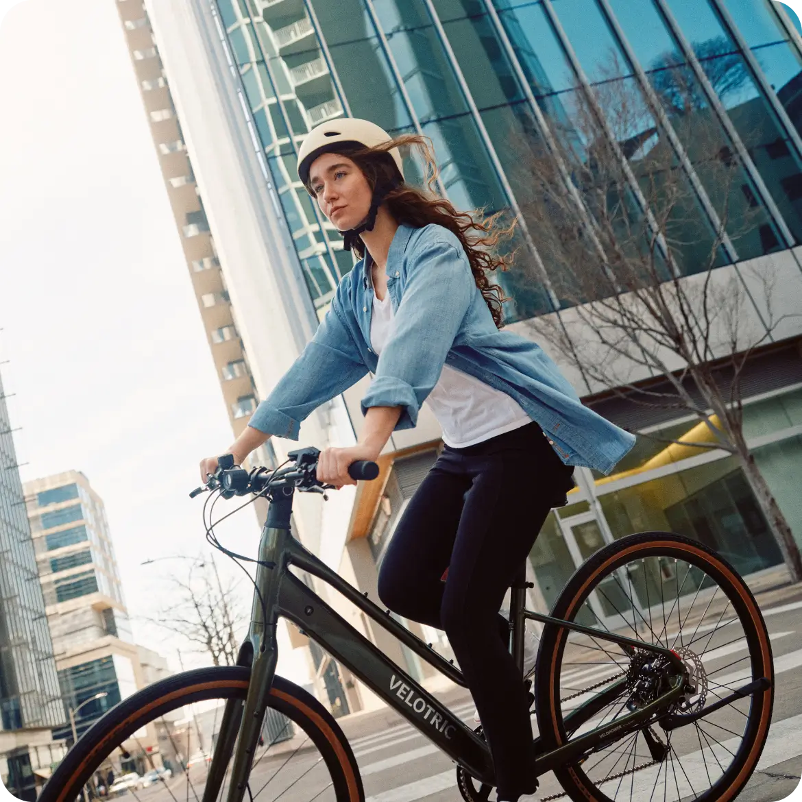 Feux et clignotants intégrés-Velotric Tempo enjambement haut