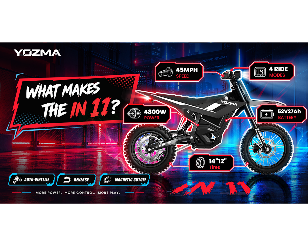 Moto tout-terrain haute performance Yozma IN 10 Pro