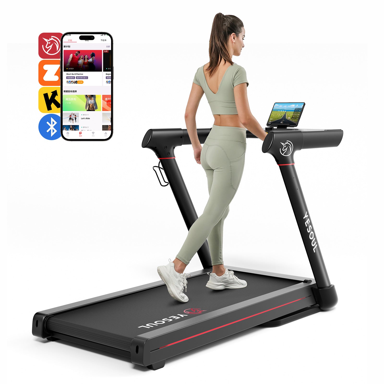 EZbike-T3S Treadmill-YESOUL