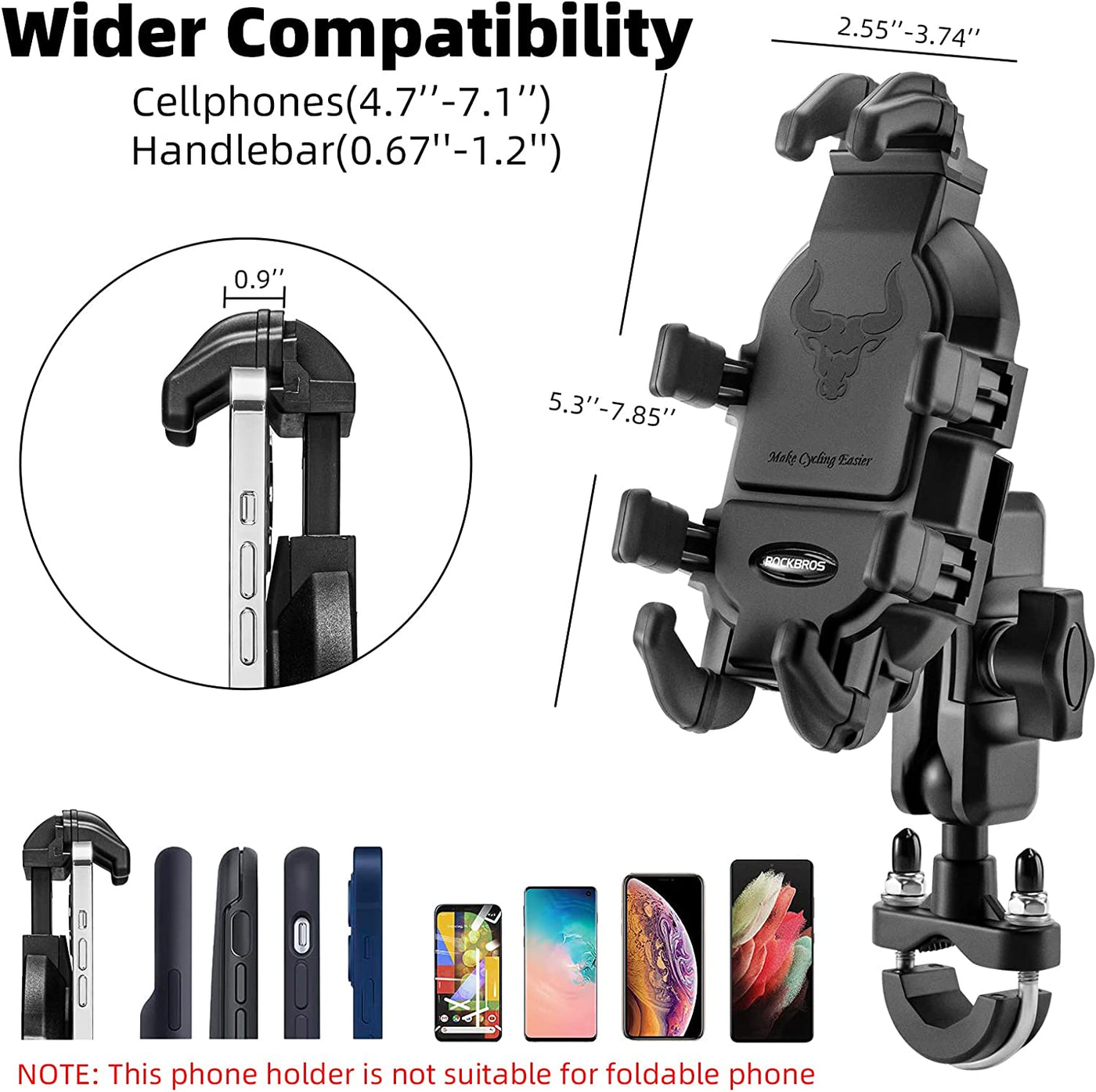 ROCKBROS Phone Holder-EZbike Canada