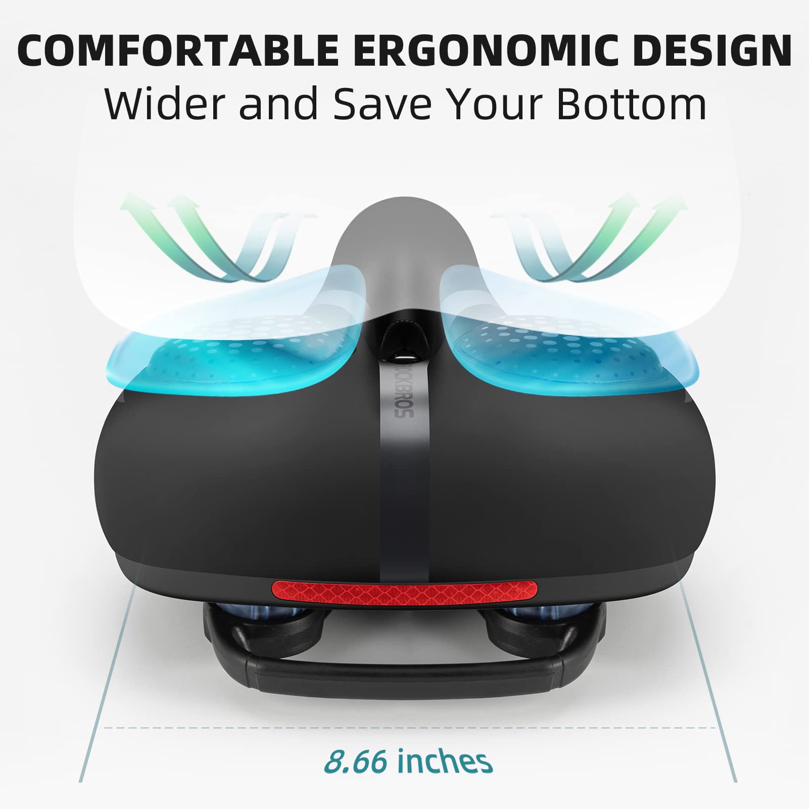 EZbike-ROCKBROS Comfort Gel Bike Seat Saddle-ROCKBROS