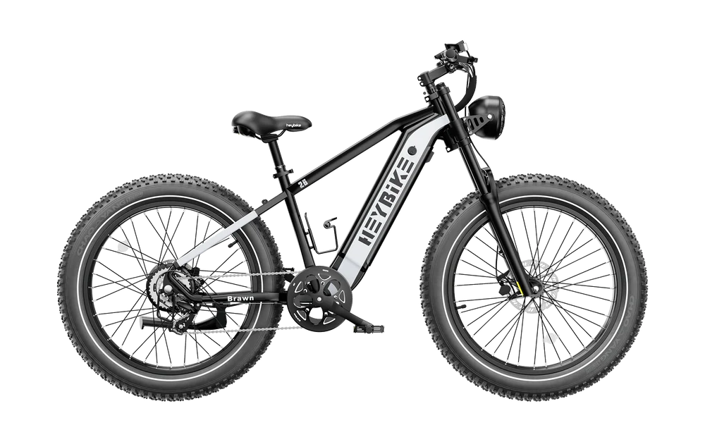 Electric bike with 'USTRO' branding on a white background