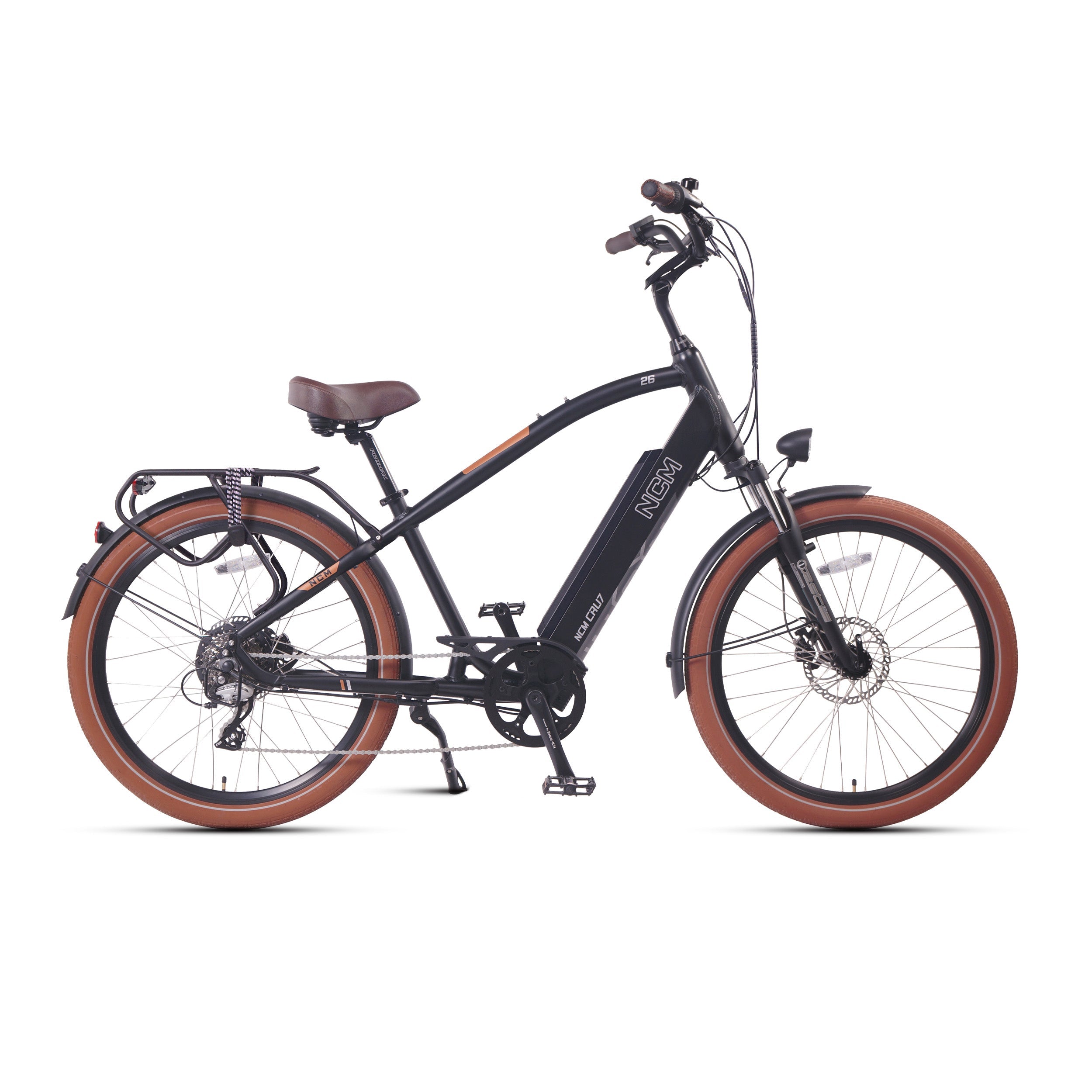 NCM CRU7 Electric Cruiser Bike with 48V Battery