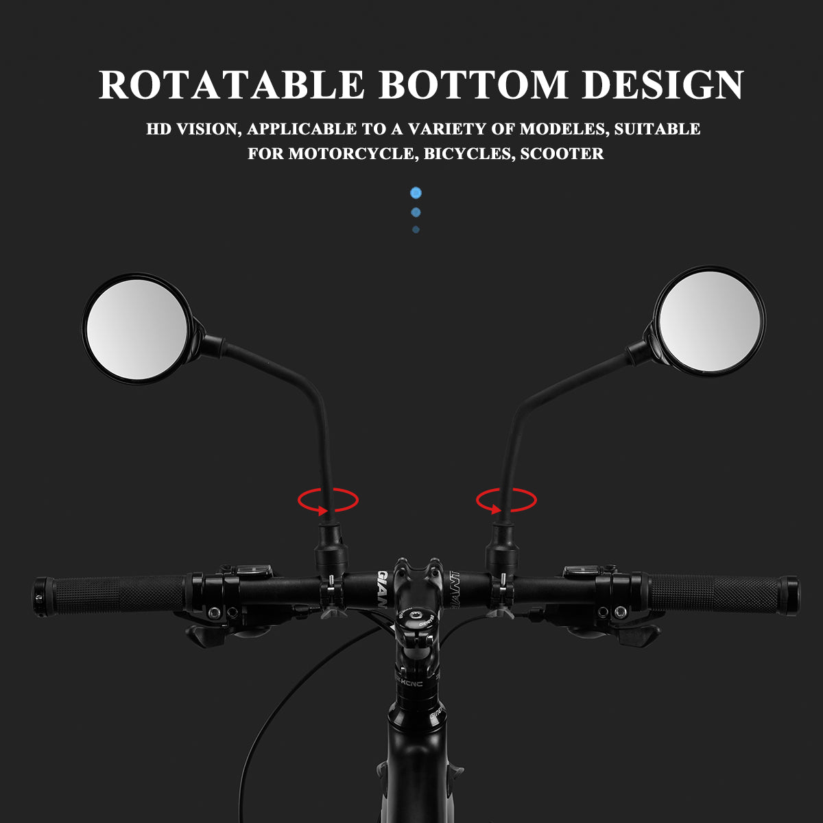 EZbike-Rockbros Bike Mirror Handlebar Mount Safe-Rockbros