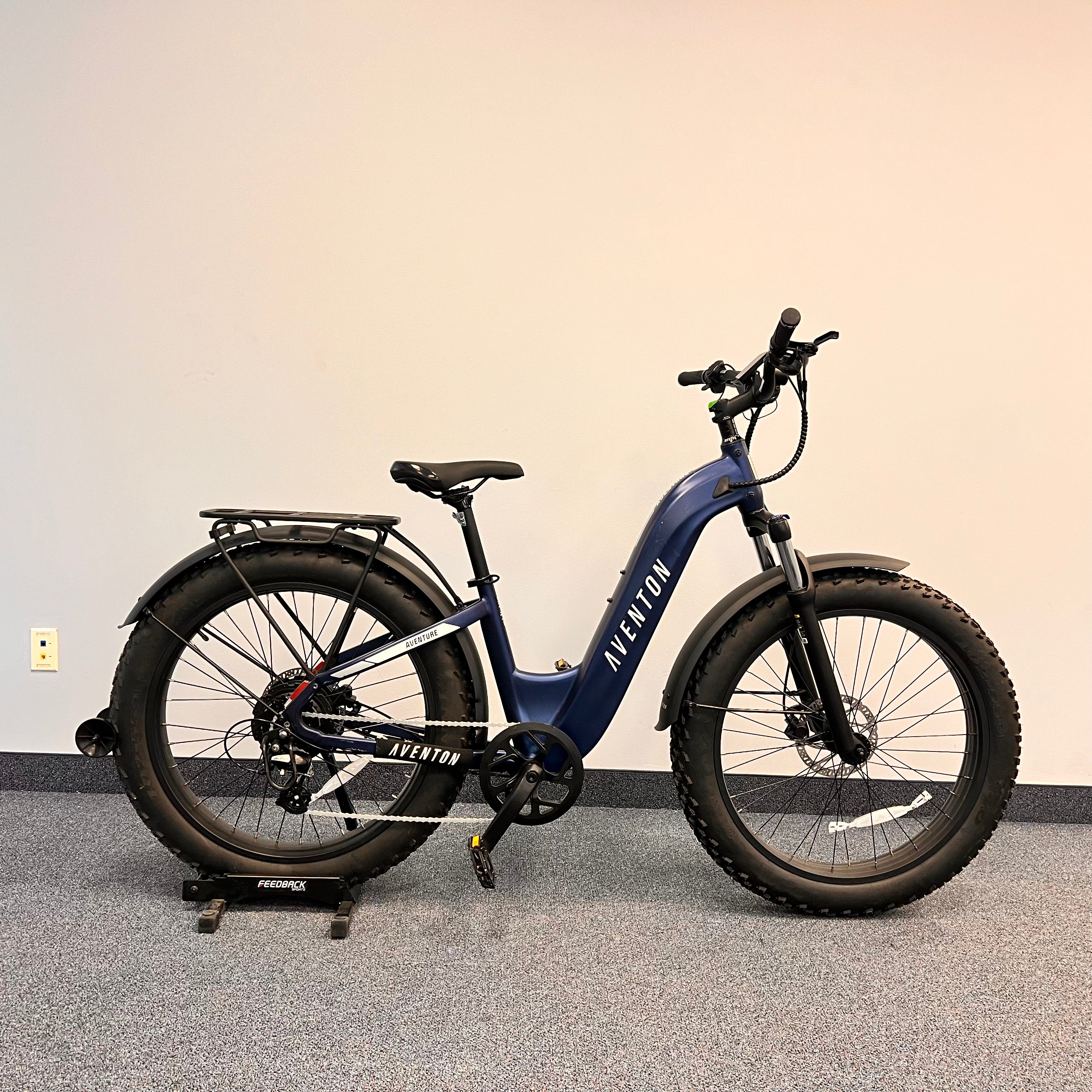 EZbike Canada : Aventon Demo Aventure 2 Step-Through Cobalt < 5 KM
