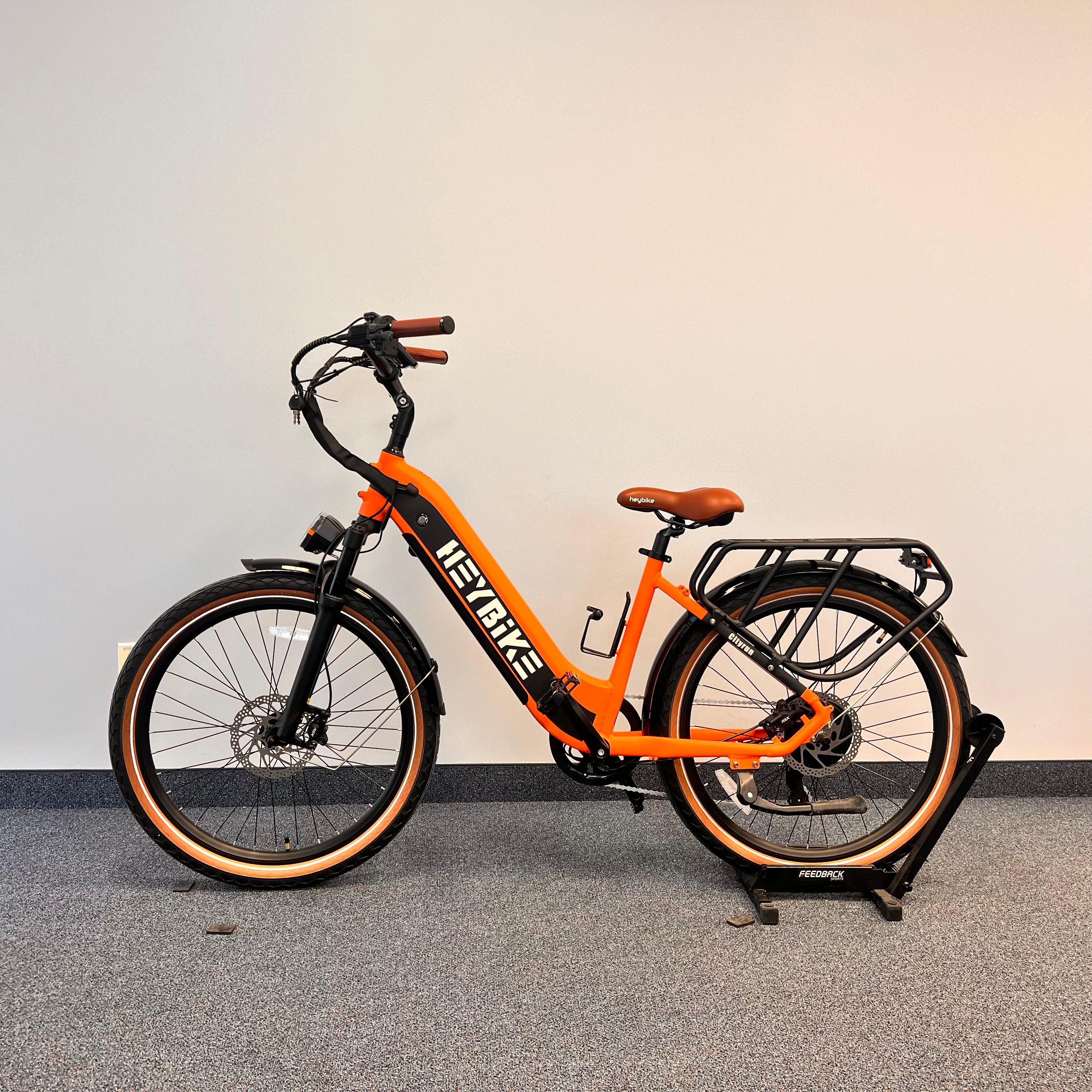 EZbike Canada | Heybike Demo Cityrun Step Through Orange 0 KM