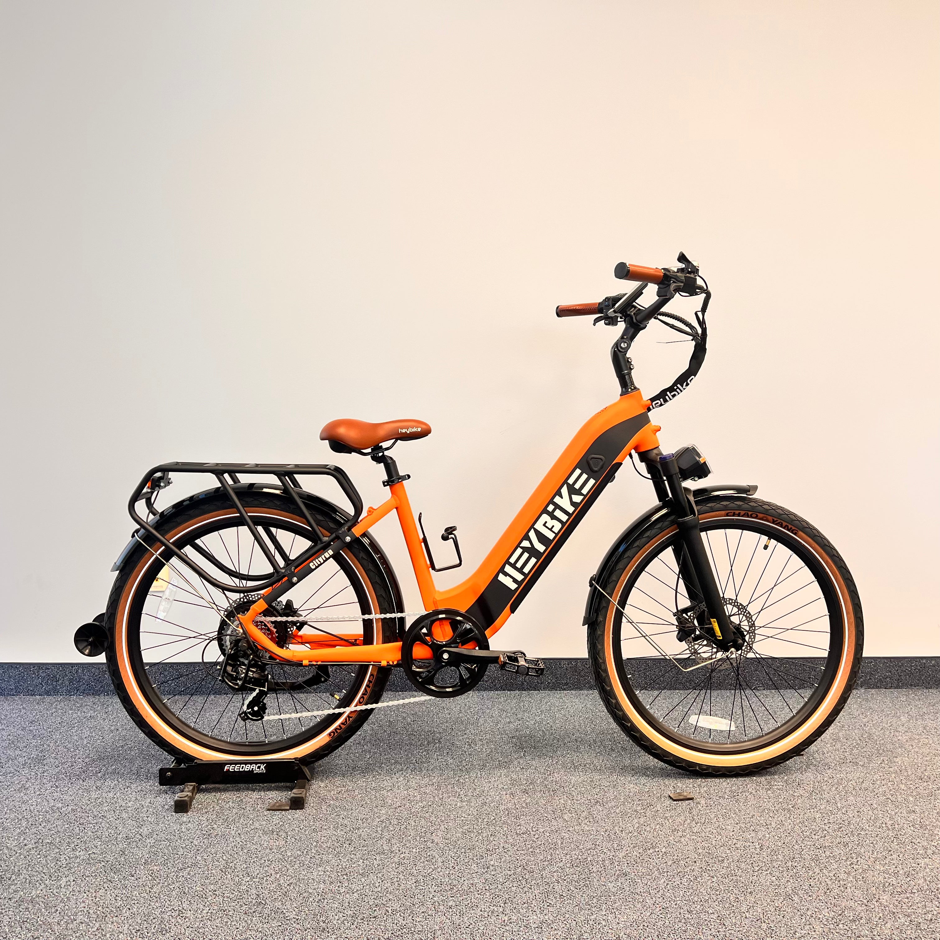 EZbike Canada | Heybike Demo Cityrun Step Through Orange 0 KM