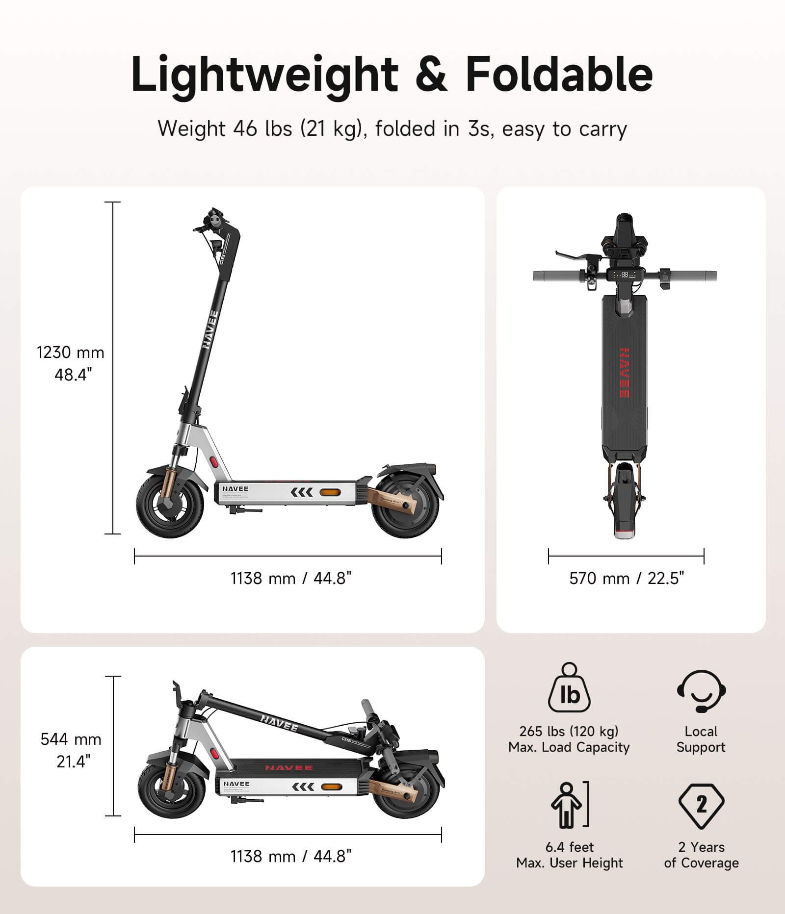 EZbike-G5 Electric Scooter-Navee