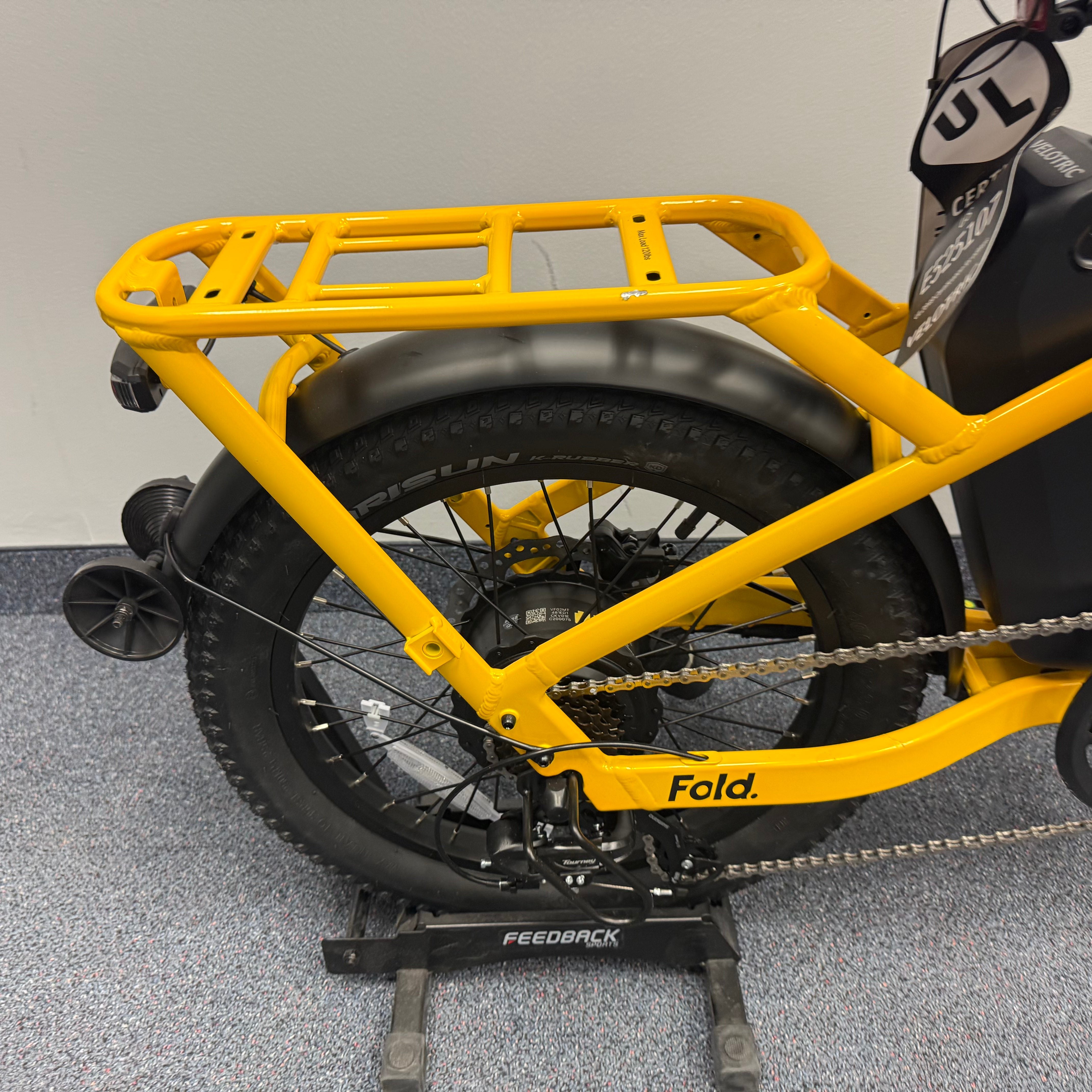 Open Box Velotric Fold 1 Plus Yellow