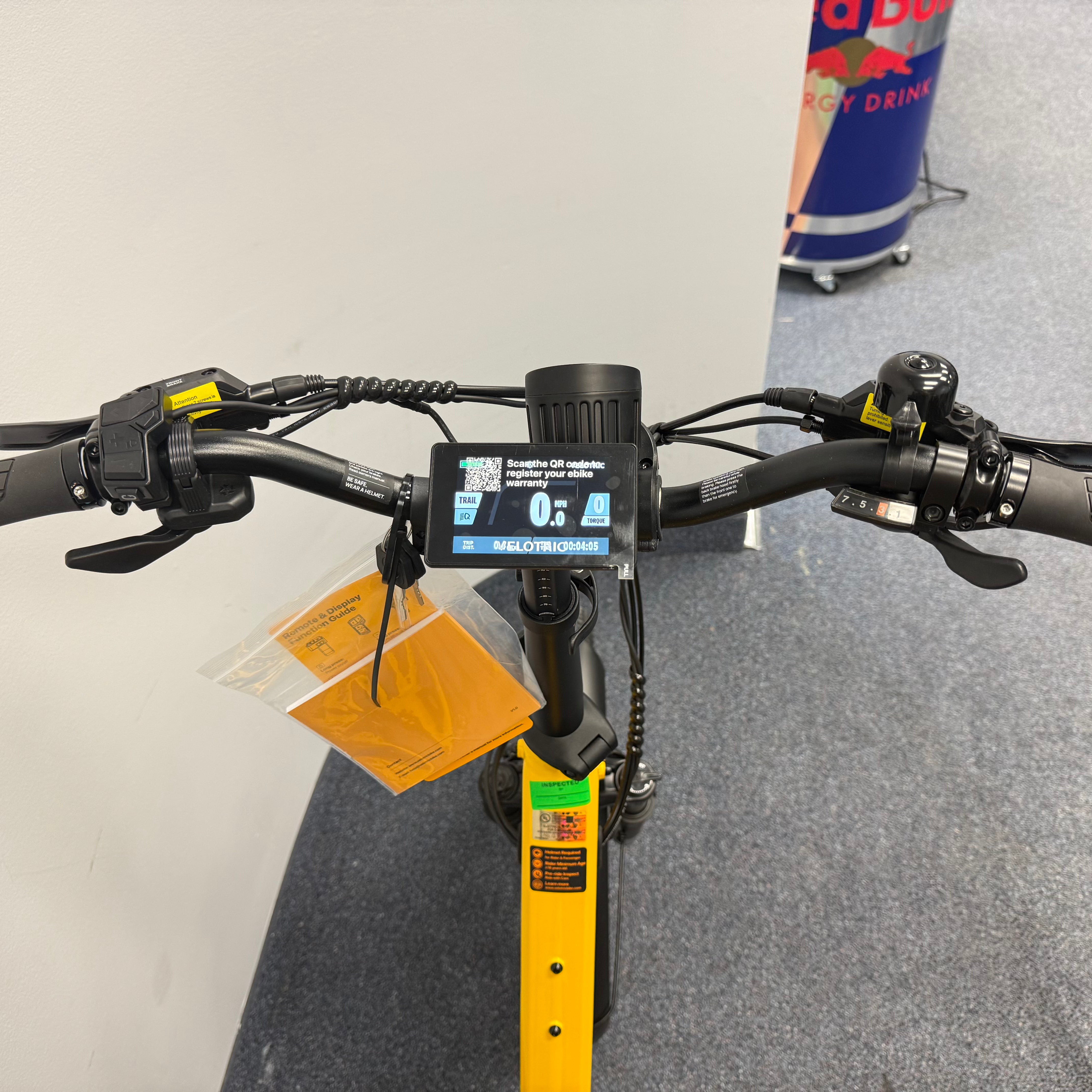 Open Box Velotric Fold 1 Plus Yellow