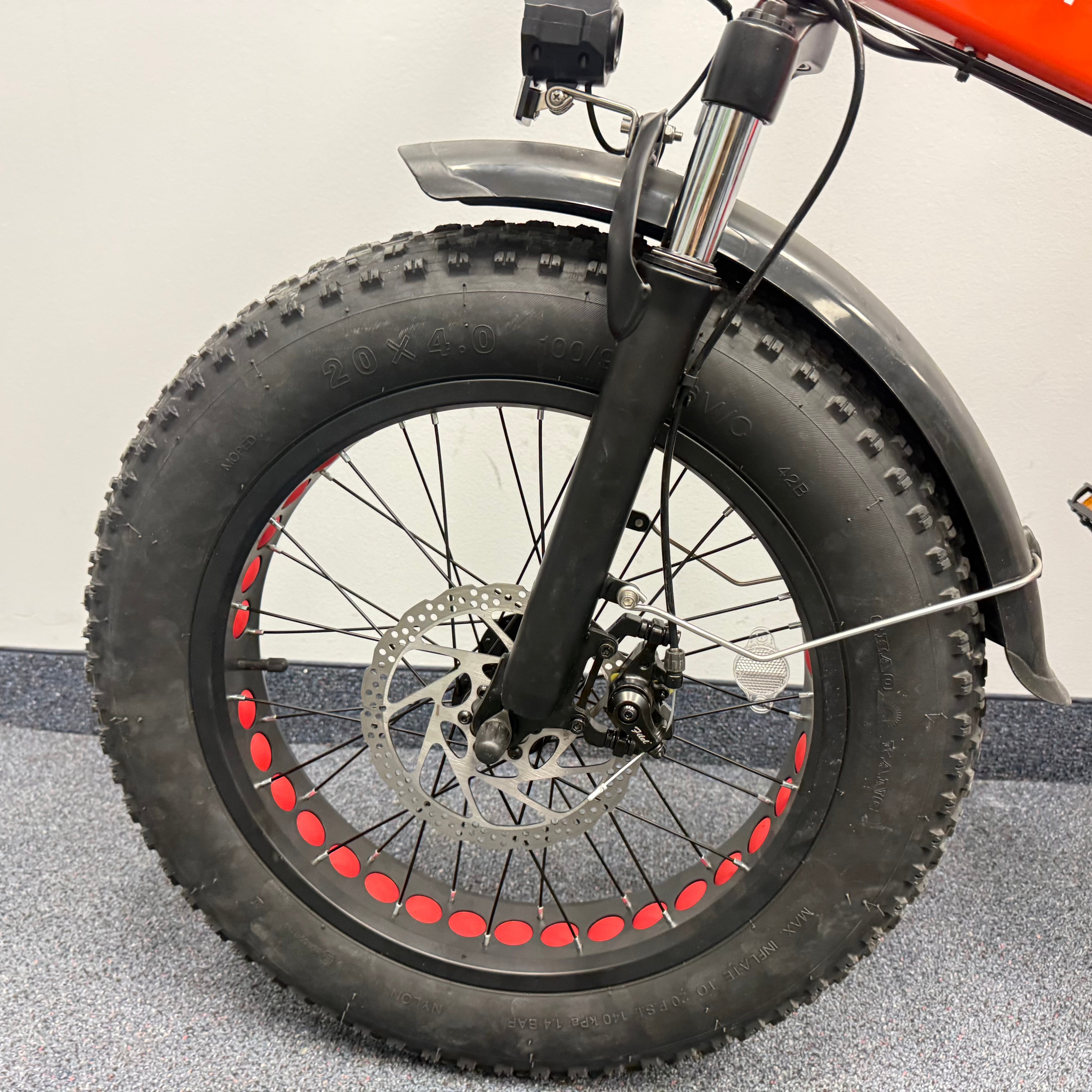 Vélo électrique Mars 2.0 déballé