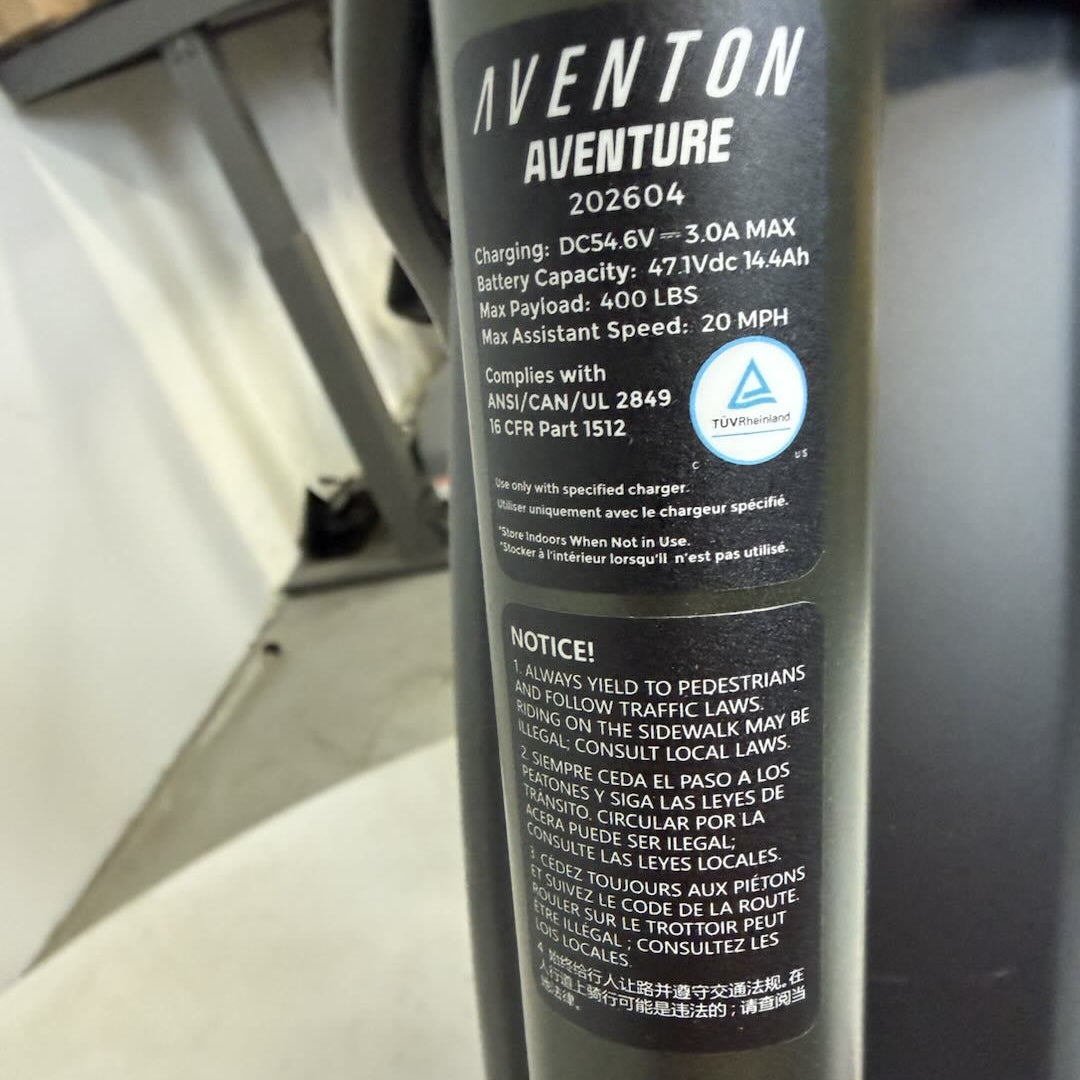 Aventon Open Box Aventure 2.5