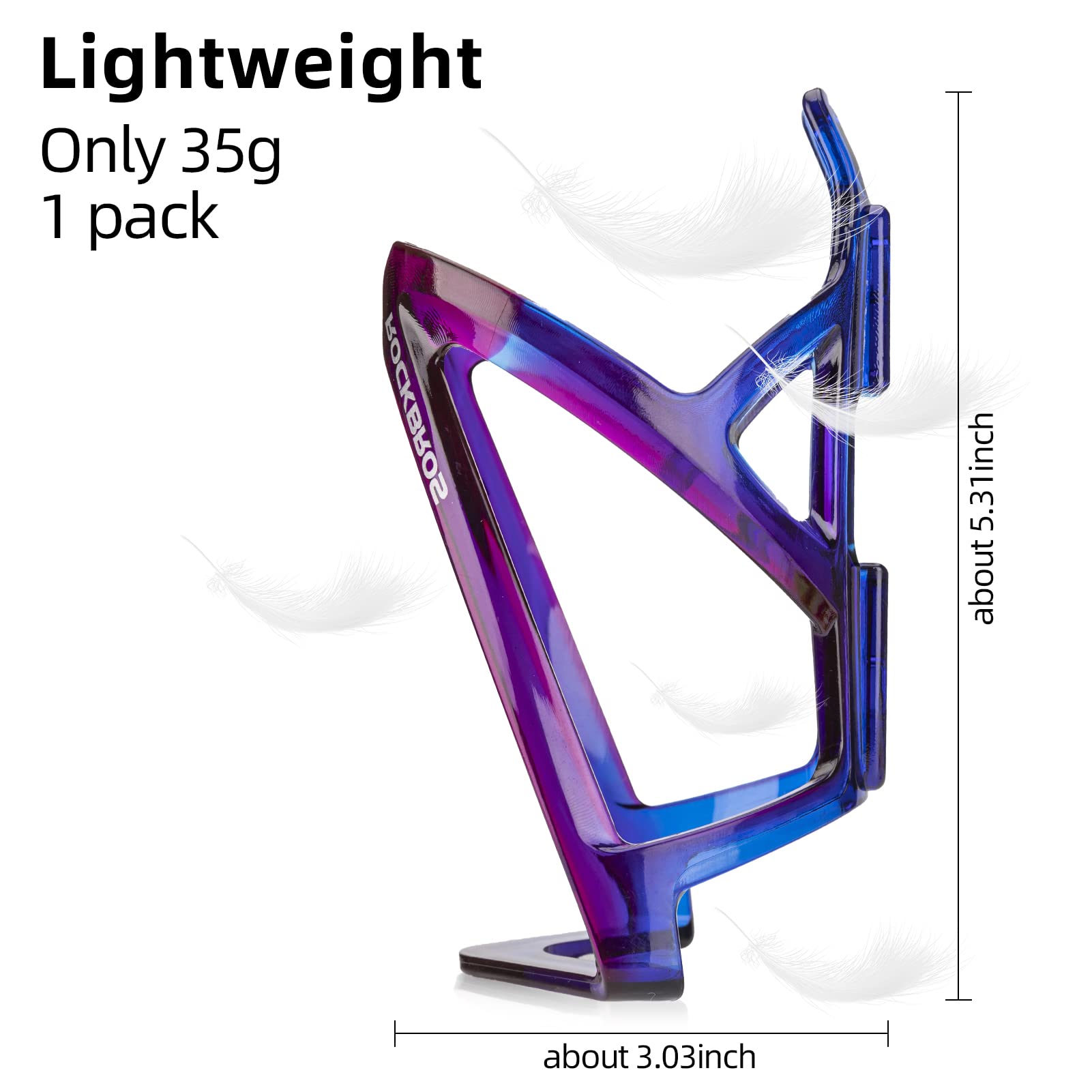 ROCKBROS Bike Water Bottle Holder Durable Ultra-Light Bicycle Bottle Cages
