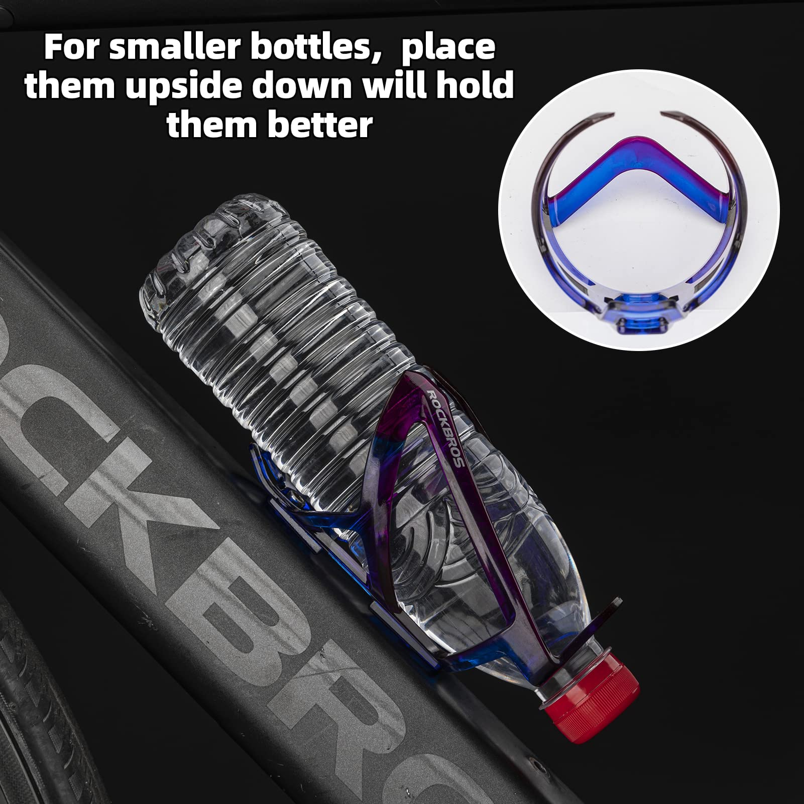 ROCKBROS Bike Water Bottle Holder Durable Ultra-Light Bicycle Bottle Cages