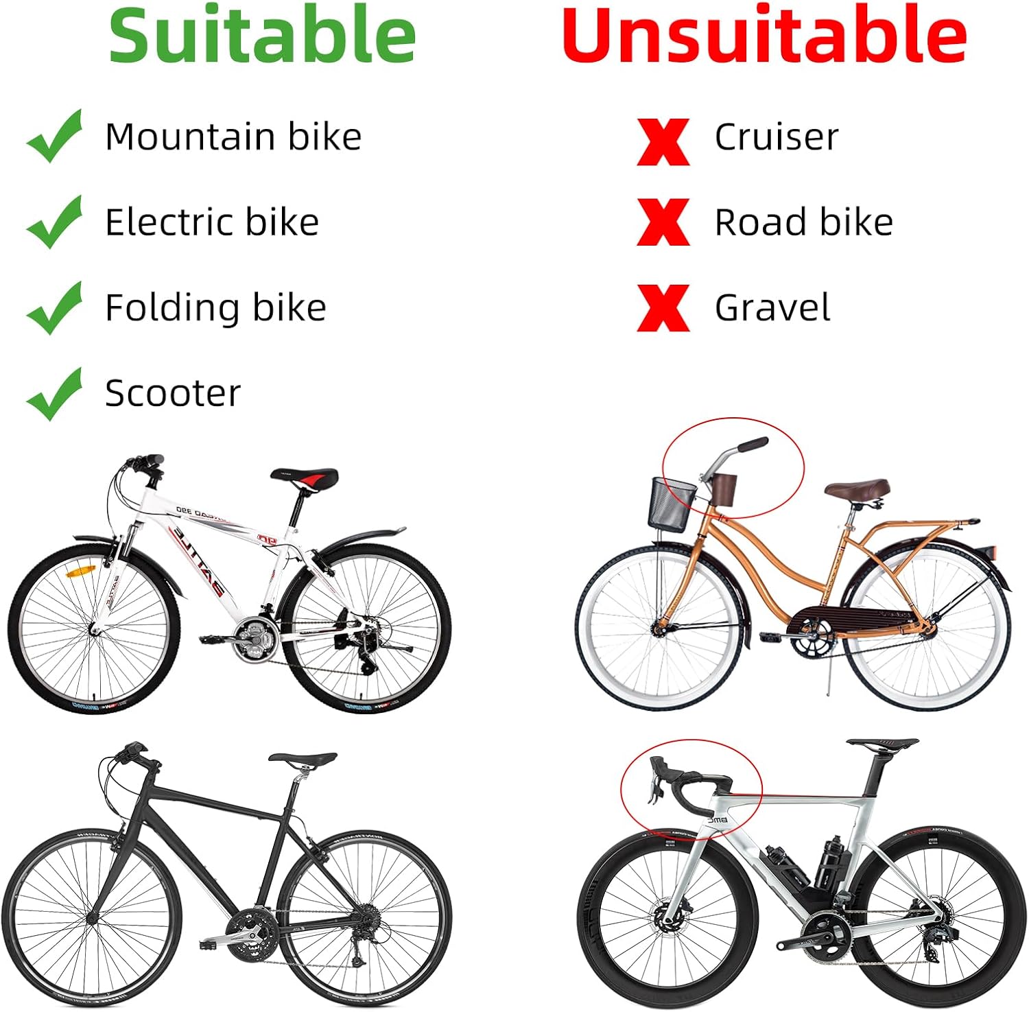 EZbike-ROCKBROS Bike Handlebar Left Mirror