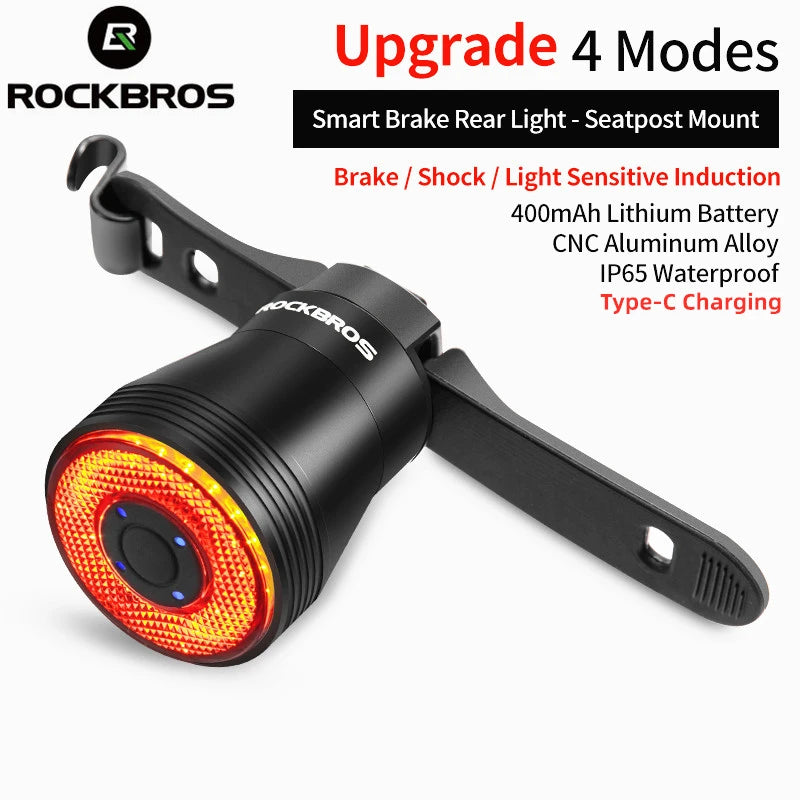 ROCKBROS Break Tail Light-EZbike Canada