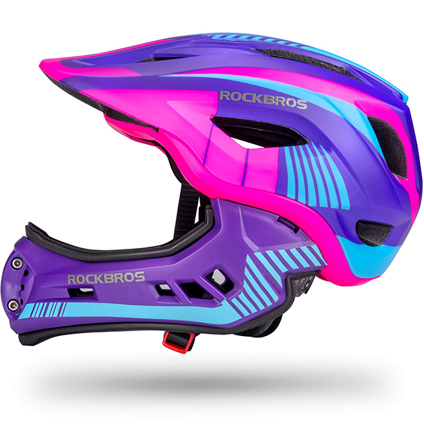 Kids full face bmx top helmet