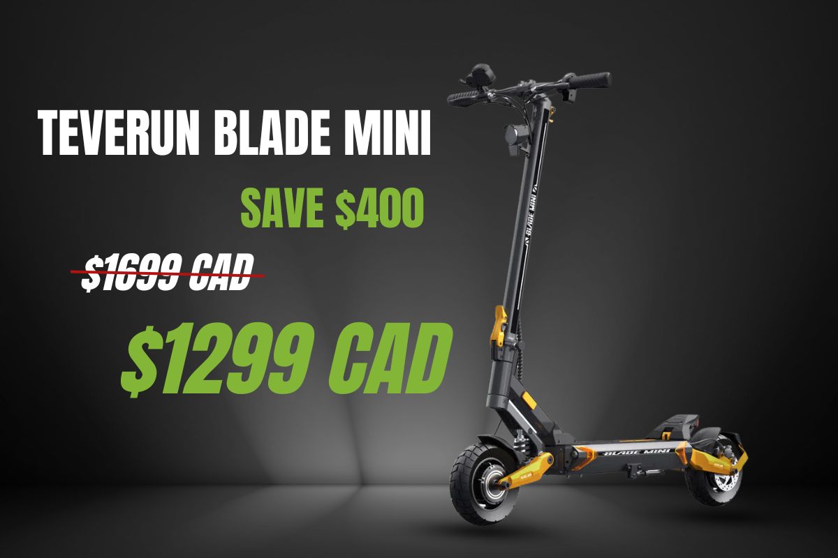 EZBike Canada: Black Friday Escooter Sale Teverun Blade Mini