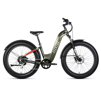 Aventon Aventure Step Through - GREEN M/L-EZbike Canada