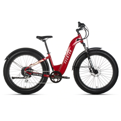 Aventon Aventure Step Through - RED S/M M/L-EZbike Canada