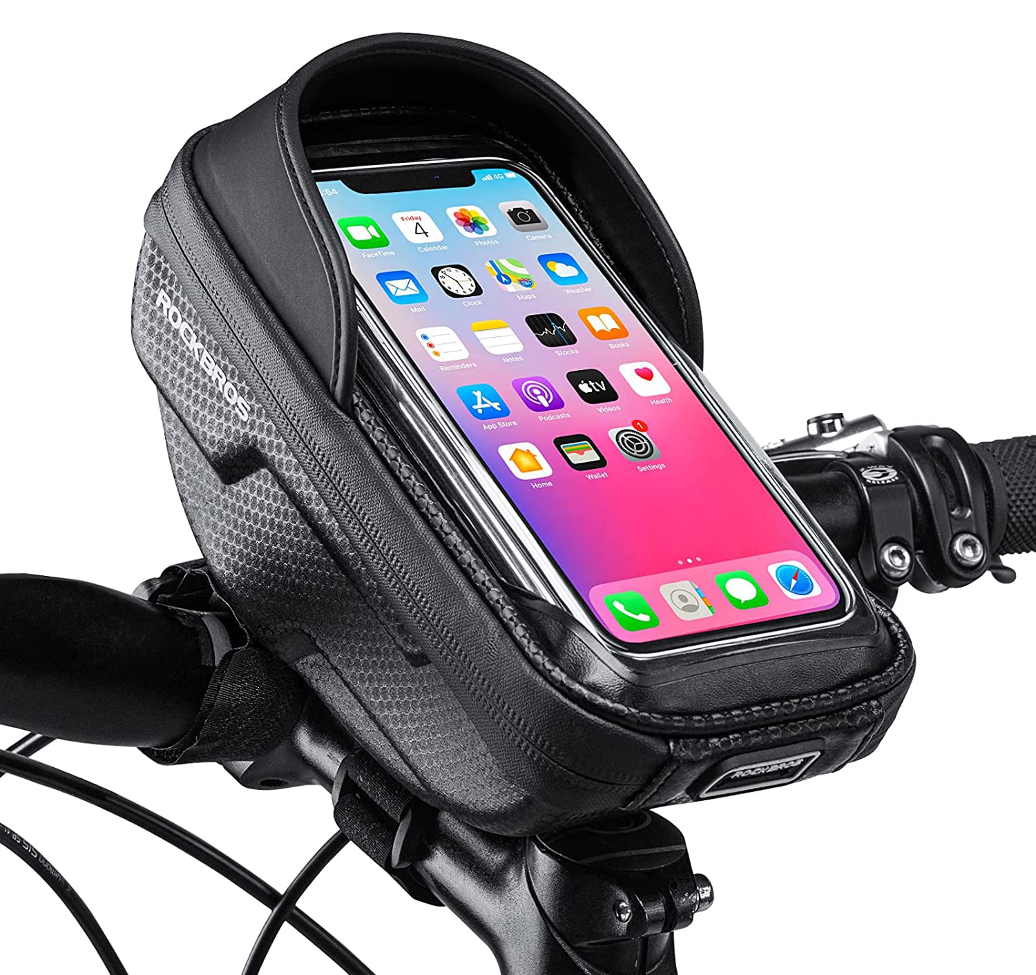 EZbike-ROCKBROS Bike Front Frame HandlebarWaterproof Bag below 6.5"-ROCKBROS