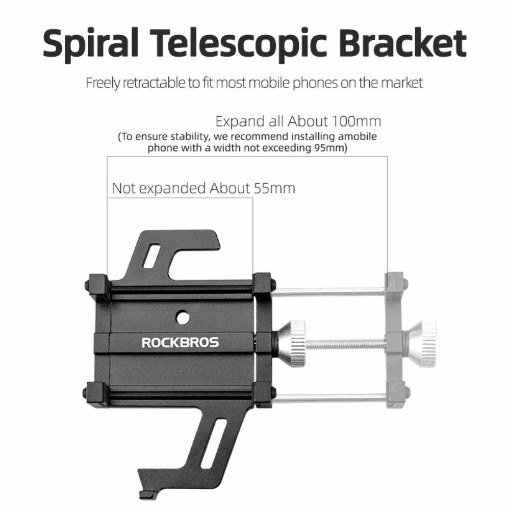 ROCKBROS Bike Phone Holder Aluminum