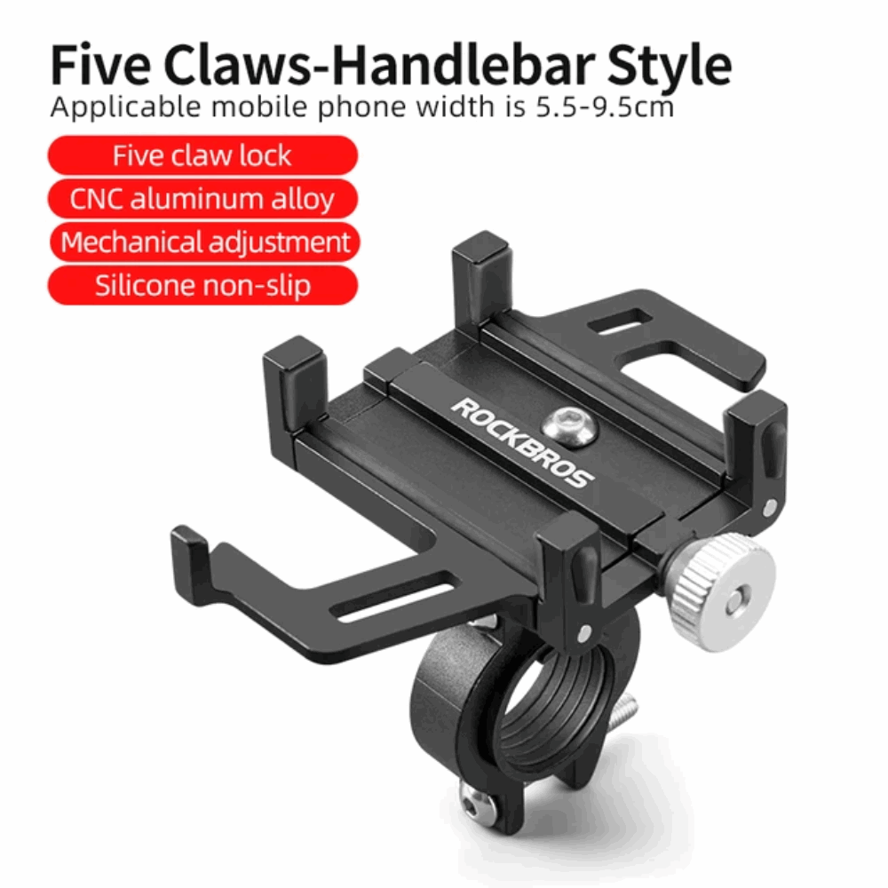 ROCKBROS Bike Phone Holder Aluminum