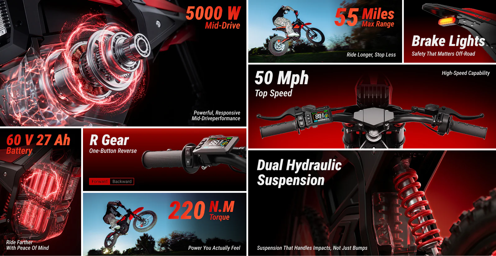 Moto tout-terrain haute performance Yozma IN 10 Pro