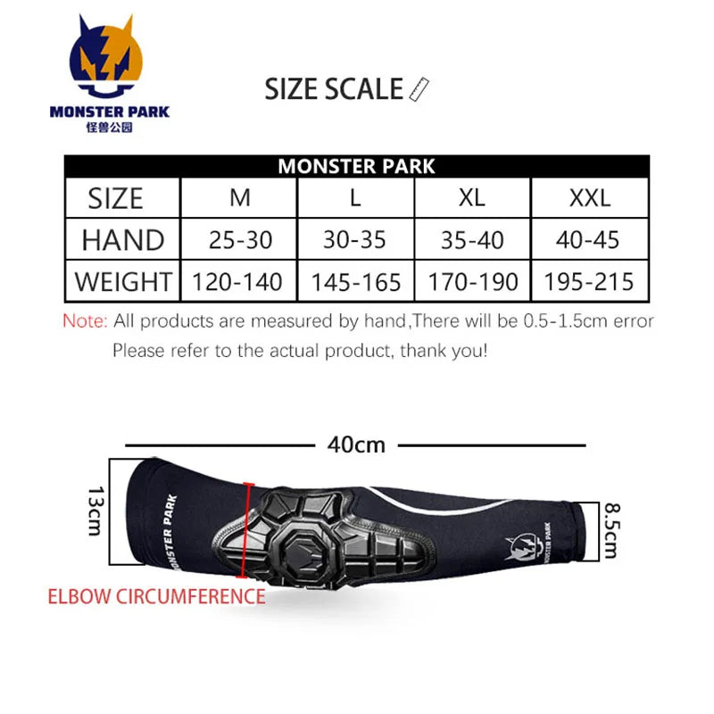 EZbike Canada : MONSTER PARK Elbow Pads Summer Anti-UV