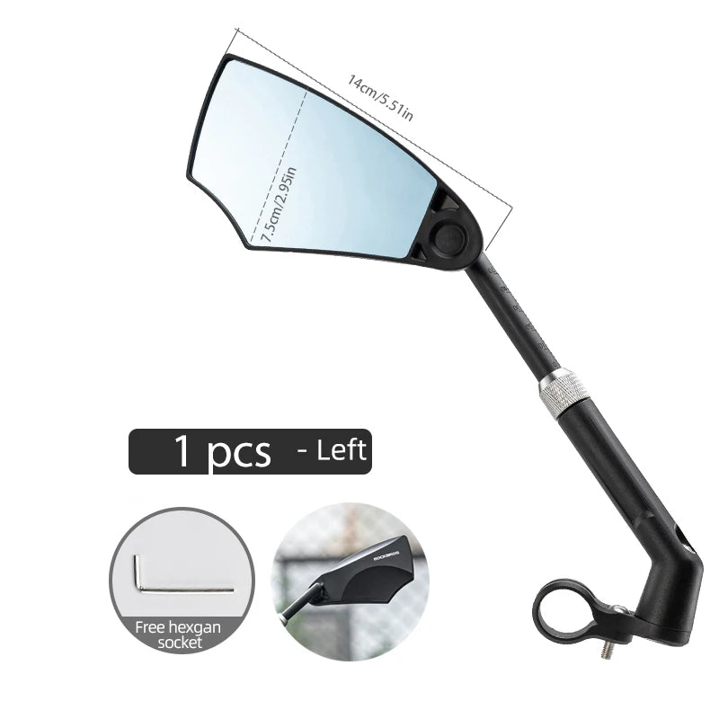 EZbike Canada : ROCKBROS Bike Mirror - Left Side