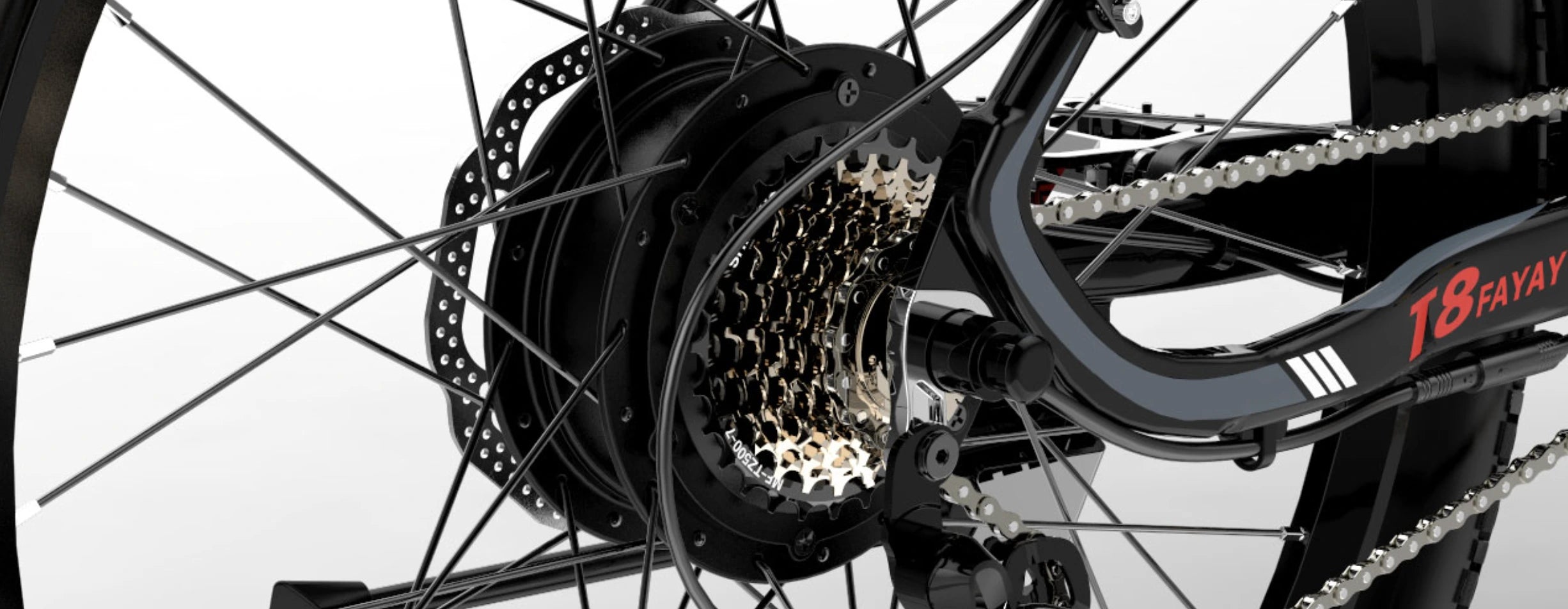 Moteur puissant de 500 W-T8 - Boîte ouverte