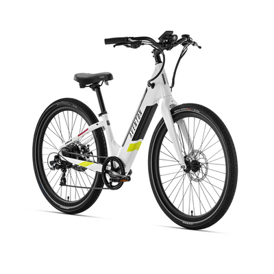 Aventon Pace 350 Next-Gen Step-Through-WHITE-EZbike Canada