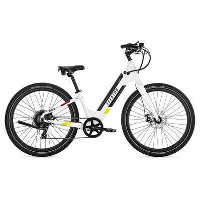Aventon Pace 350 Next-Gen Step-Through-WHITE-EZbike Canada