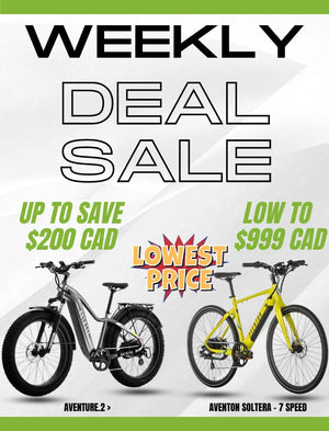 Ezbike Canada：Aventon Ebike Weekly Deal Sale