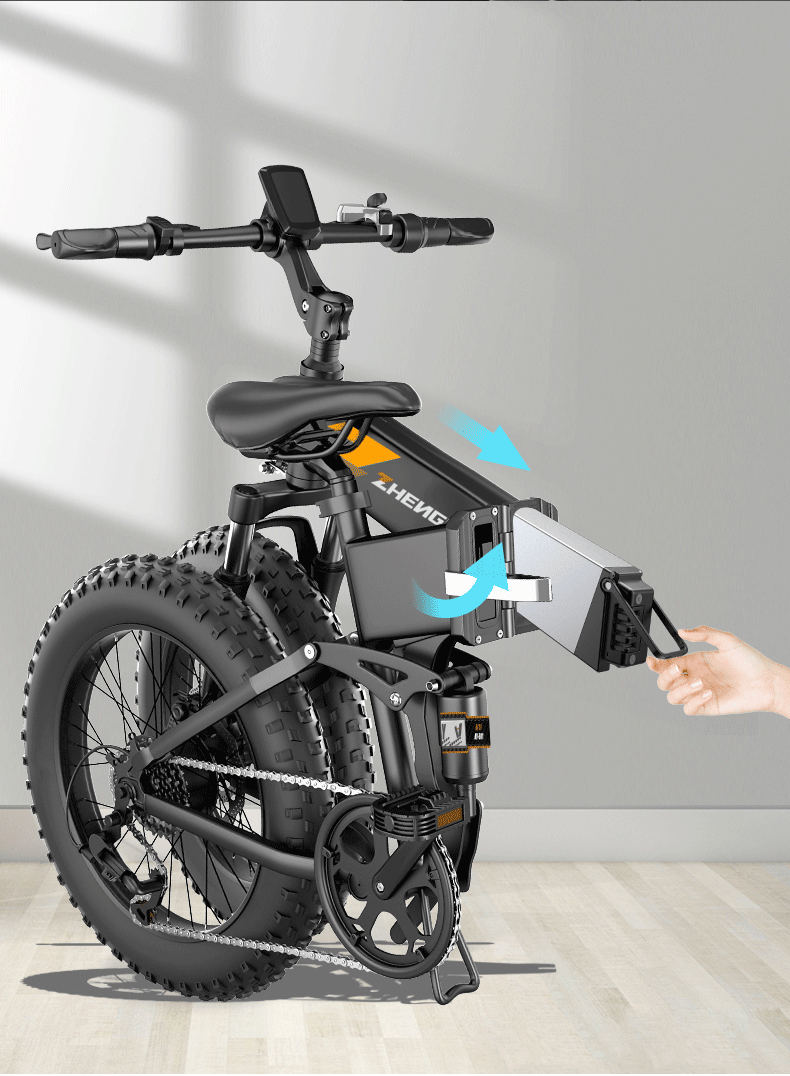 Foldable fat bike sales