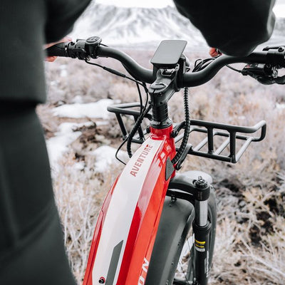 Aventon Aventure Step Through - RED S/M M/L-EZbike Canada