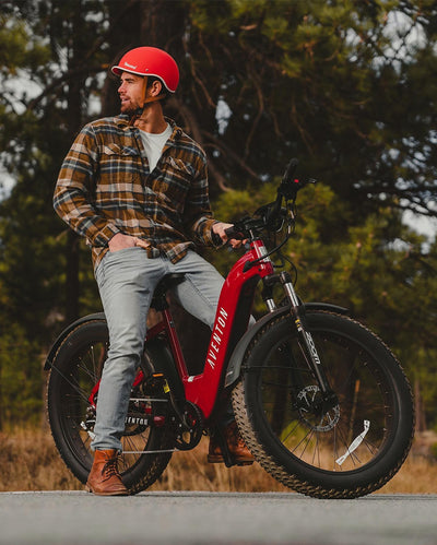 Aventon Aventure Step Through - RED S/M M/L-EZbike Canada