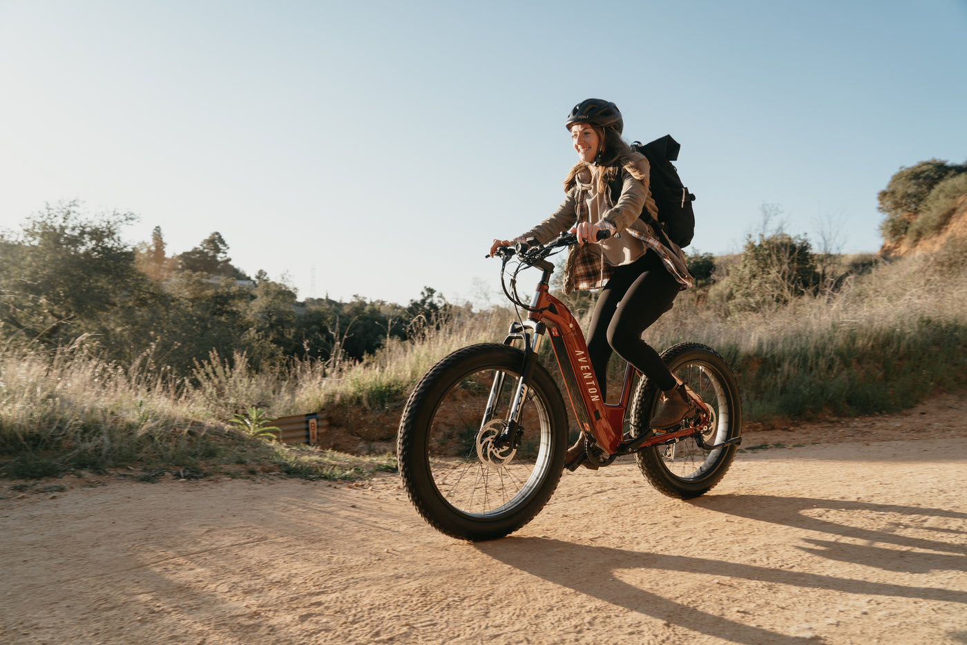 Aventon Aventure Step Through - RED S/M M/L-EZbike Canada