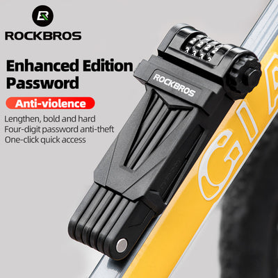 ROCKBROS Folding Lock with Bracket-EZbike Canada